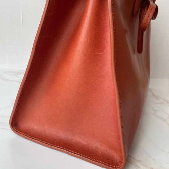 Mansur Gavriel Caramel Leather Tote. - Picture 15 of 16